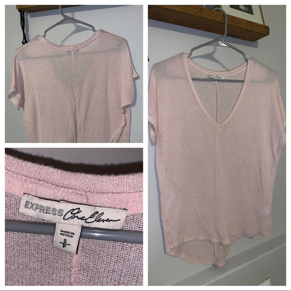 Express - Small - Oversized V Neck Shirt